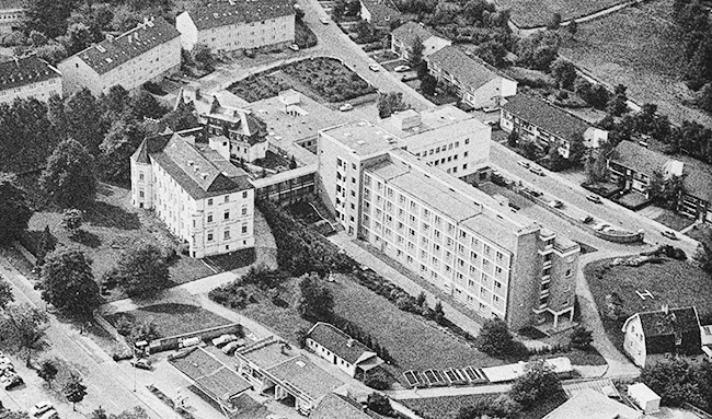 Aachen Morillenhang Franziskus Krankenhaus 1975